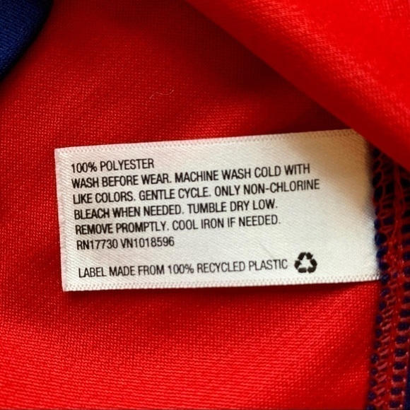 Cat & Jack Red and Blue Jersey Tee Shirt - 2T - Picture 3 of 4